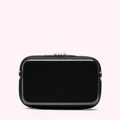 Lulu Guinness BAGS BLACK CABIN ESSENTIALS CROSSBODY BAG