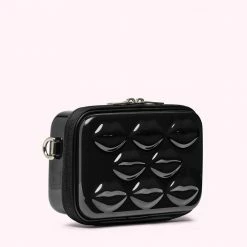 Lulu Guinness BAGS BLACK CABIN ESSENTIALS CROSSBODY BAG