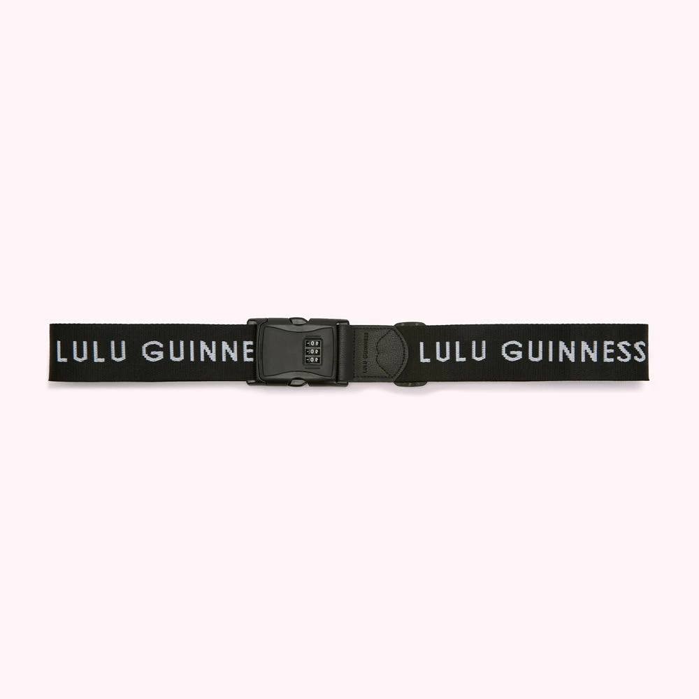 Timeless Black BLACK LULU GUINNESS LUGGAGE BELT 3 Timeless Black BLACK LULU GUINNESS LUGGAGE BELT
