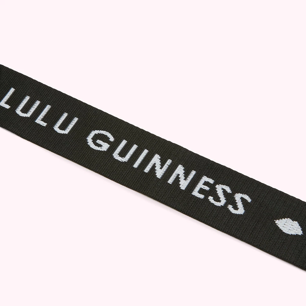 Timeless Black BLACK LULU GUINNESS LUGGAGE BELT 4 Timeless Black BLACK LULU GUINNESS LUGGAGE BELT