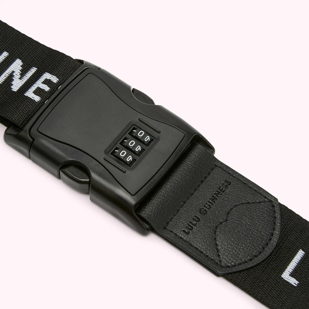 Timeless Black BLACK LULU GUINNESS LUGGAGE BELT 5 Timeless Black BLACK LULU GUINNESS LUGGAGE BELT