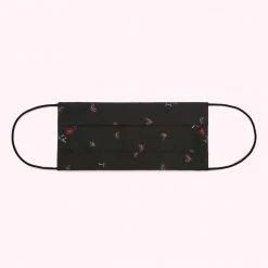 Lulu Guinness BLACK I LOVE LULU FACE MASK