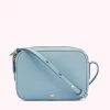Lulu Guinness WEDGEWOOD BLUE LEATHER COLE CROSSBODY BAG