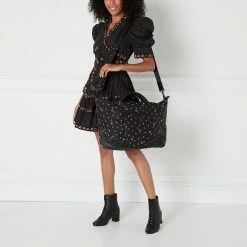 Lulu Guinness BLACK I LOVE LULU FENELLA Timeless Black
