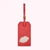 Lulu Guinness RED LIPS LUGGAGE TAG