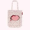 Lulu Guinness CHALK CONFETTI PRINT FOLDAWAY SHOPPER BAGS