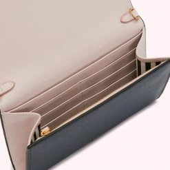 Lulu Guinness NAVY JUNIPER CHAIN WALLET BAGS 12 Lulu Guinness NAVY JUNIPER CHAIN WALLET BAGS