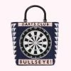 Lulu Guinness NAVY BULLSEYE BIBI TOTE BAGS 1 Lulu Guinness NAVY BULLSEYE BIBI TOTE BAGS