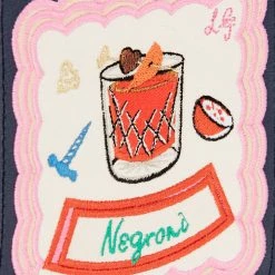 Lulu Guinness ACCESSORIES NAVY NEGRONI COIN PURSE