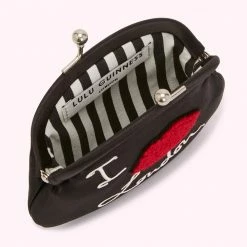 Lulu Guinness Timeless Black BLACK I LOVE LONDON FRAMED PURSE