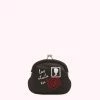 Lulu Guinness Timeless Black BLACK I LOVE LULU FRAMED PURSE