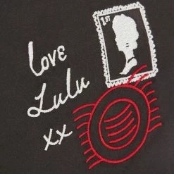 Lulu Guinness Timeless Black BLACK I LOVE LULU FRAMED PURSE
