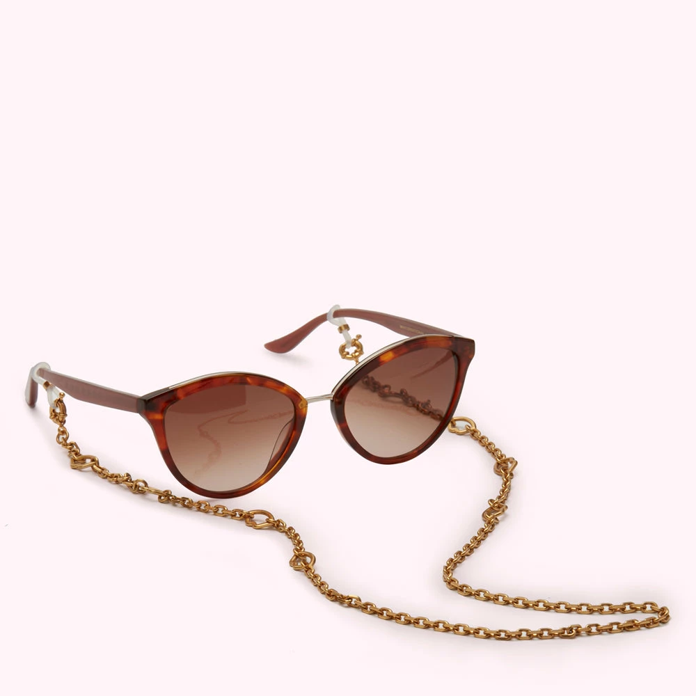 Lulu Guinness ACCESSORIES ANTIQUE GOLD LIPS GLASSES CHAIN 5 Lulu Guinness ACCESSORIES ANTIQUE GOLD LIPS GLASSES CHAIN