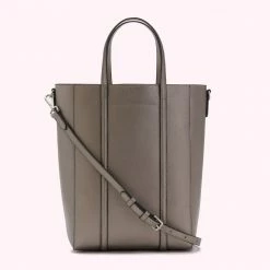Lulu Guinness BAGS PEWTER LEATHER I LOVE LULU GARBO TOTE BAG
