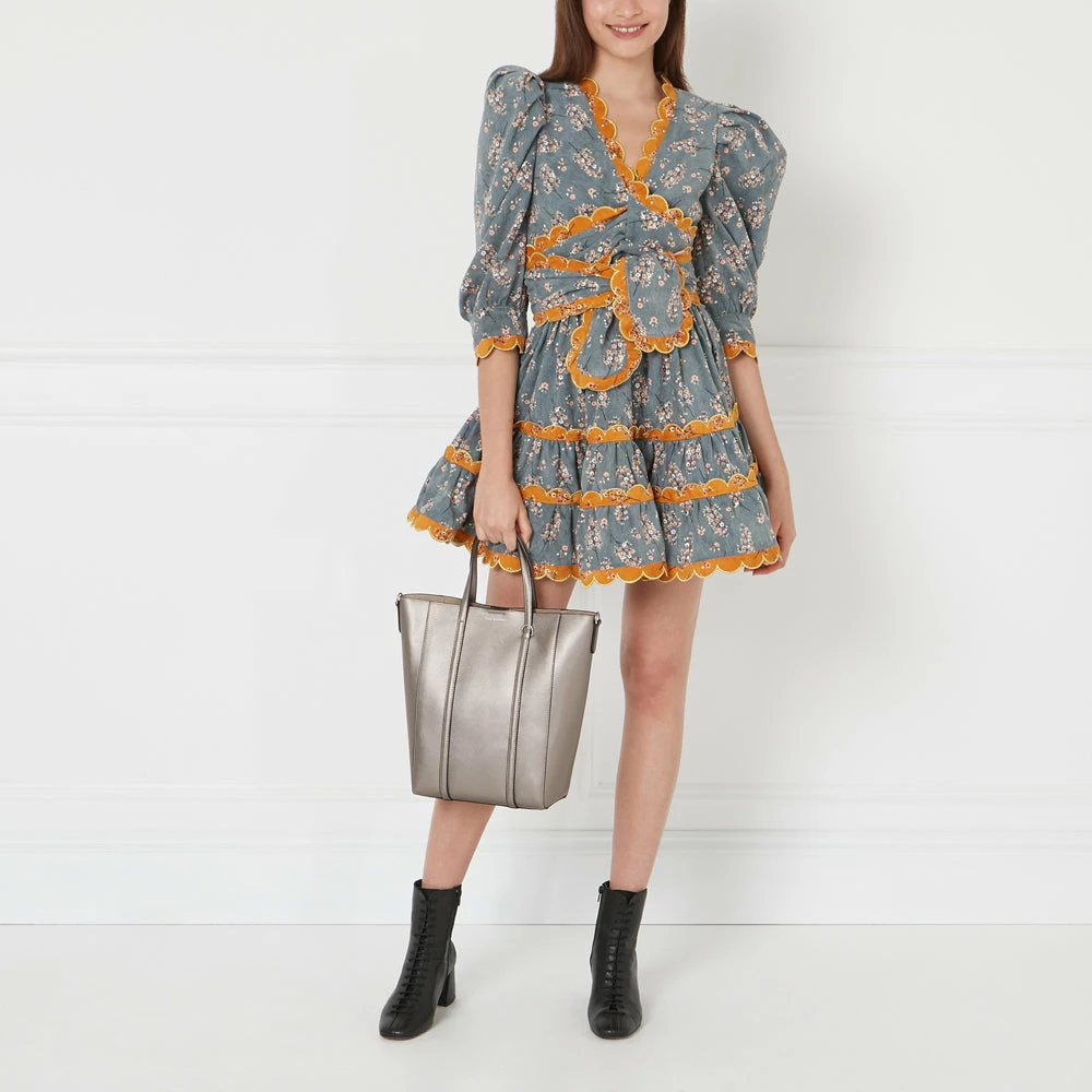 Lulu Guinness BAGS PEWTER LEATHER I LOVE LULU GARBO TOTE BAG 7 Lulu Guinness BAGS PEWTER LEATHER I LOVE LULU GARBO TOTE BAG