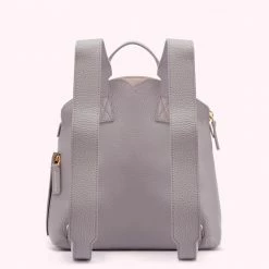 Lulu Guinness BAGS LAVENDER GREY PEEKABOO LIP VAL BACKPACK 7 Lulu Guinness BAGS LAVENDER GREY PEEKABOO LIP VAL BACKPACK