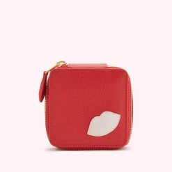 Lulu Guinness LULU RED JEWELLERY BOX Statement Red