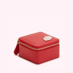 Lulu Guinness LULU RED JEWELLERY BOX Statement Red