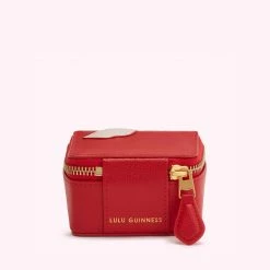 Lulu Guinness LULU RED JEWELLERY BOX Statement Red