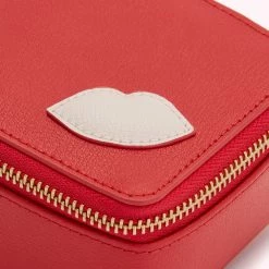 Lulu Guinness LULU RED JEWELLERY BOX Statement Red