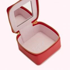 Lulu Guinness LULU RED JEWELLERY BOX Statement Red