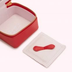 Lulu Guinness LULU RED JEWELLERY BOX Statement Red