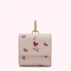 Lulu Guinness BLUSH I LOVE LULU BONNEY KEYRING