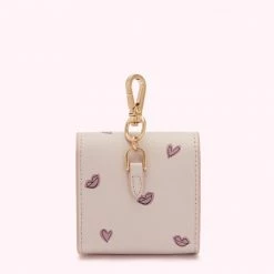 Lulu Guinness BLUSH I LOVE LULU BONNEY KEYRING