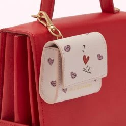 Lulu Guinness BLUSH I LOVE LULU BONNEY KEYRING