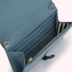 Lulu Guinness BAGS SEAL JUNIPER CHAIN WALLET