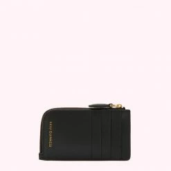 Lulu Guinness BLACK PEARLS LEAH WALLET