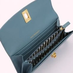 Lulu Guinness SEAL LIP TURNLOCK LUCIA WALLET