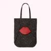 Lulu Guinness LULU RED I LOVE LULU LIP FOLDAWAY SHOPPER 2 Lulu Guinness LULU RED I LOVE LULU LIP FOLDAWAY SHOPPER