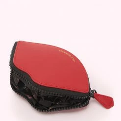Lulu Guinness LULU RED I LOVE LULU LIP FOLDAWAY SHOPPER