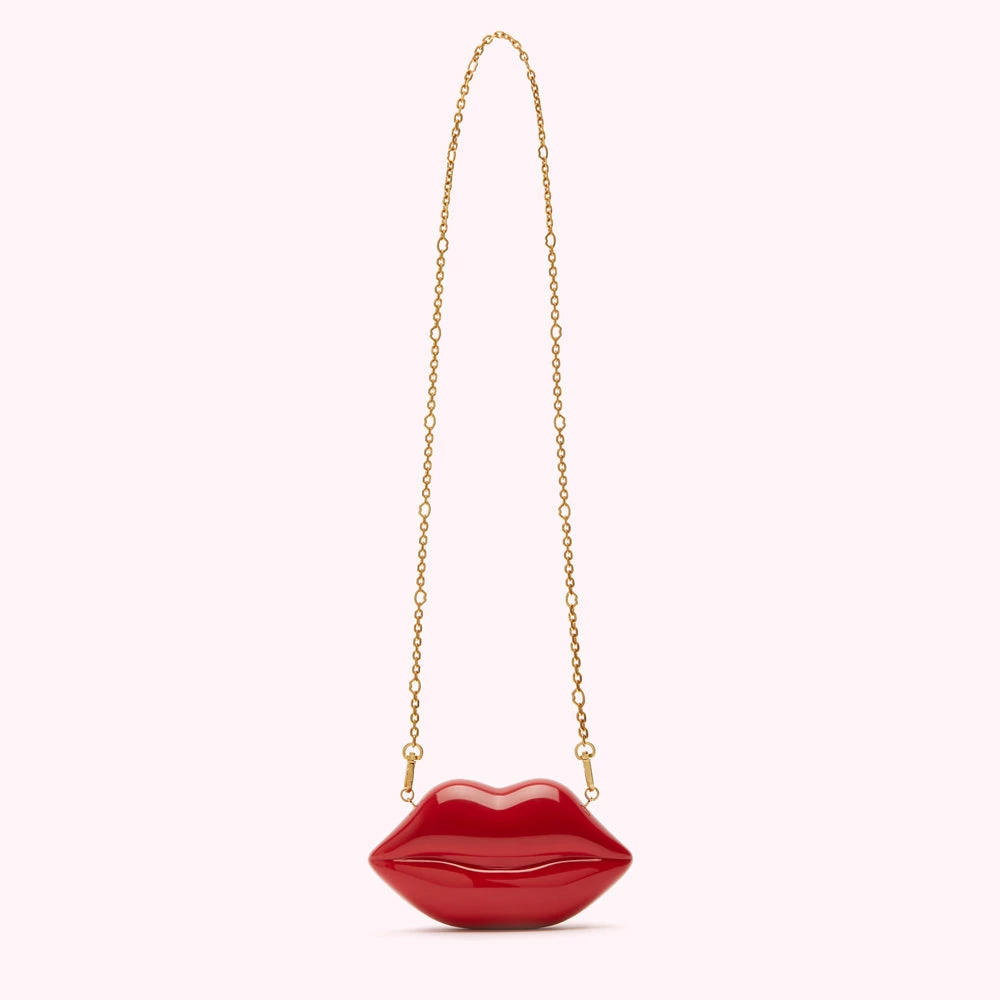 Lulu Guinness BAGS LULU RED NANO LIPS CLUTCH BAG 5 Lulu Guinness BAGS LULU RED NANO LIPS CLUTCH BAG