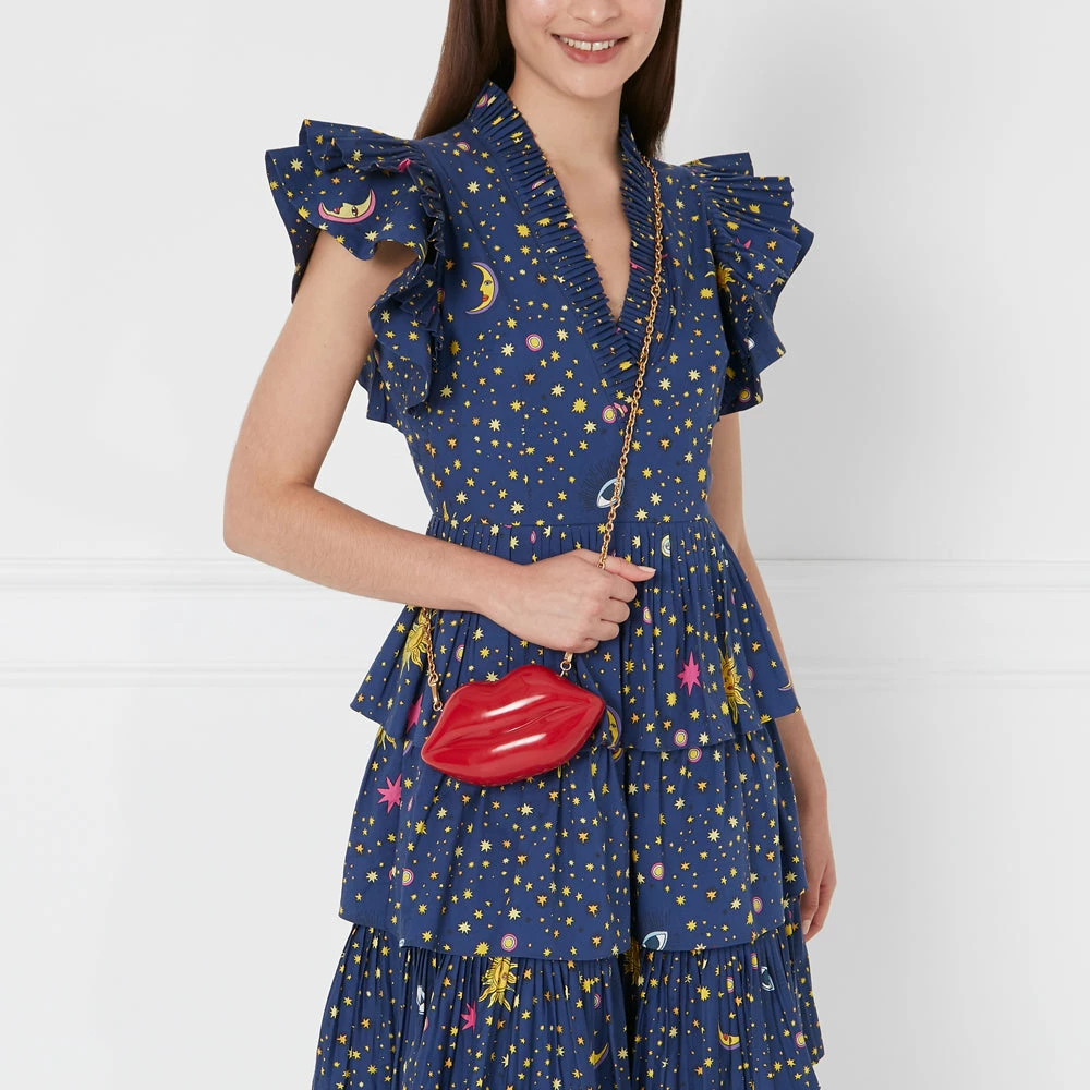 Lulu Guinness BAGS LULU RED NANO LIPS CLUTCH BAG 11 Lulu Guinness BAGS LULU RED NANO LIPS CLUTCH BAG