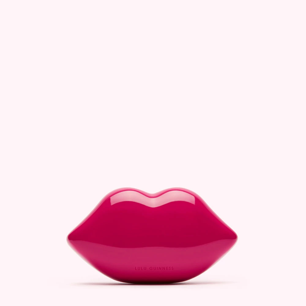Lulu Guinness SHOCKING PINK NANO LIPS CLUTCH BAG BAGS 6 Lulu Guinness SHOCKING PINK NANO LIPS CLUTCH BAG BAGS