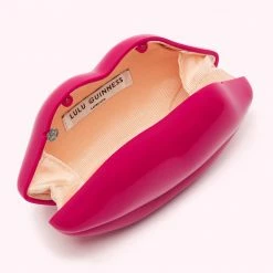 Lulu Guinness SHOCKING PINK NANO LIPS CLUTCH BAG BAGS 16 Lulu Guinness SHOCKING PINK NANO LIPS CLUTCH BAG BAGS