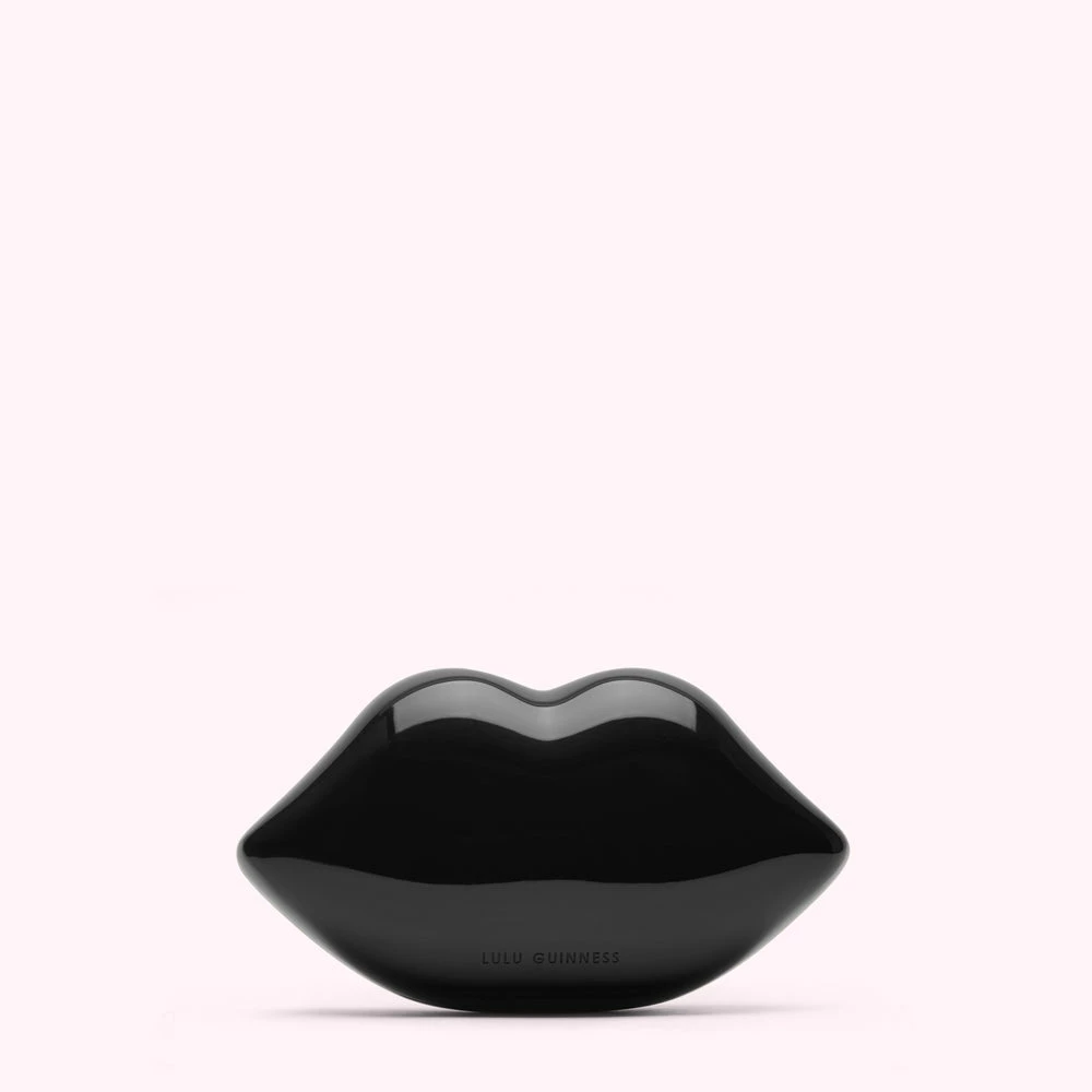 Lulu Guinness BAGS BLACK NANO LIPS CLUTCH BAG 6 Lulu Guinness BAGS BLACK NANO LIPS CLUTCH BAG