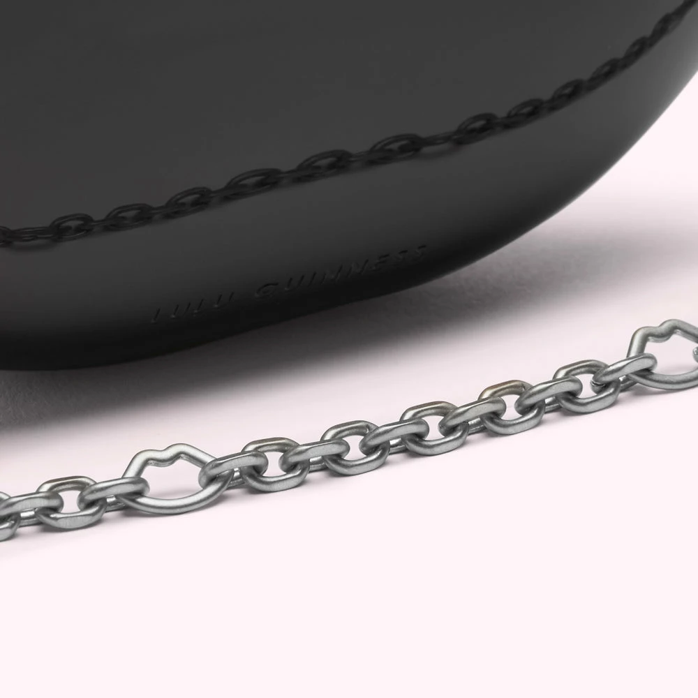 Lulu Guinness BAGS BLACK NANO LIPS CLUTCH BAG 8 Lulu Guinness BAGS BLACK NANO LIPS CLUTCH BAG