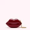 Lulu Guinness BAGS ROSEWOOD NANO LIPS CLUTCH BAG 2 Lulu Guinness BAGS ROSEWOOD NANO LIPS CLUTCH BAG