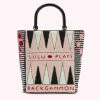 Lulu Guinness BLOSSOM BACKGAMMON BIBI TOTE BAGS