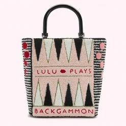 Lulu Guinness BLOSSOM BACKGAMMON BIBI TOTE BAGS