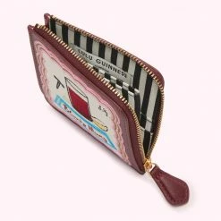 Lulu Guinness ROSEWOOD BLOODY MARY COIN PURSE