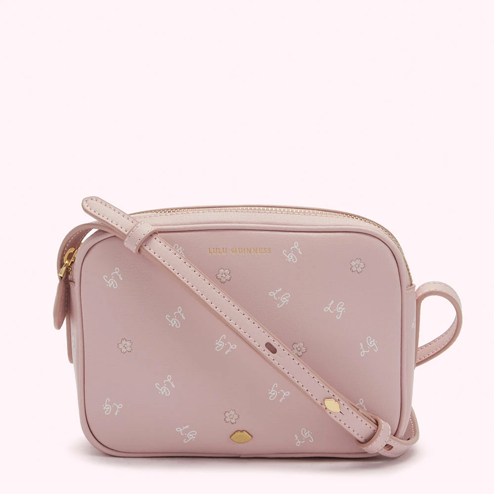 Lulu Guinness CHERRY BLOSSOM LEATHER COLE CROSS BODY BAG 3 Lulu Guinness CHERRY BLOSSOM LEATHER COLE CROSS BODY BAG