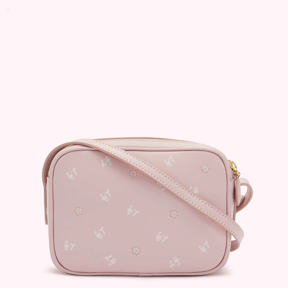 Lulu Guinness CHERRY BLOSSOM LEATHER COLE CROSS BODY BAG 4 Lulu Guinness CHERRY BLOSSOM LEATHER COLE CROSS BODY BAG