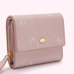 Lulu Guinness Pink, Forever CHERRY BLOSSOM LEATHER JODIE WALLET 8 Lulu Guinness Pink, Forever CHERRY BLOSSOM LEATHER JODIE WALLET