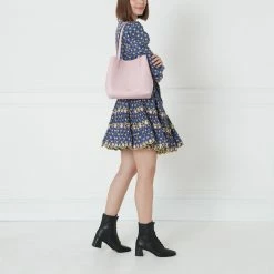 Lulu Guinness CHERRY BLOSSOM LEATHER SMALL IVY TOTE BAG BAGS