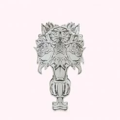 Lulu Guinness BLACK AND WHITE CUT OUT PAPER VASE Annabel Pearl X Lulu Guinness