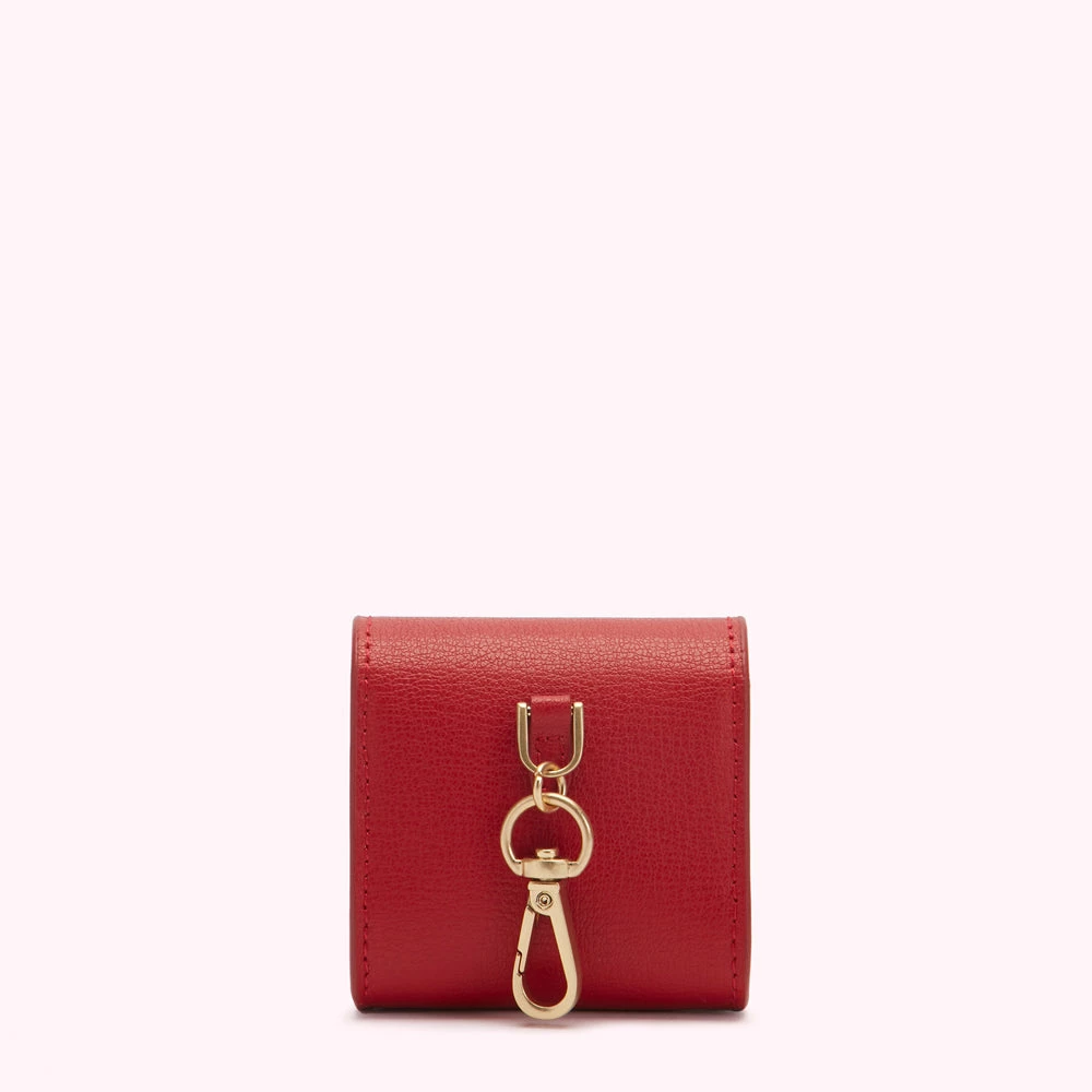 Lulu Guinness LULU RED LUNAR NEW YEAR TIGER BONNEY KEYRING POUCH Statement Red 4 Lulu Guinness LULU RED LUNAR NEW YEAR TIGER BONNEY KEYRING POUCH Statement Red
